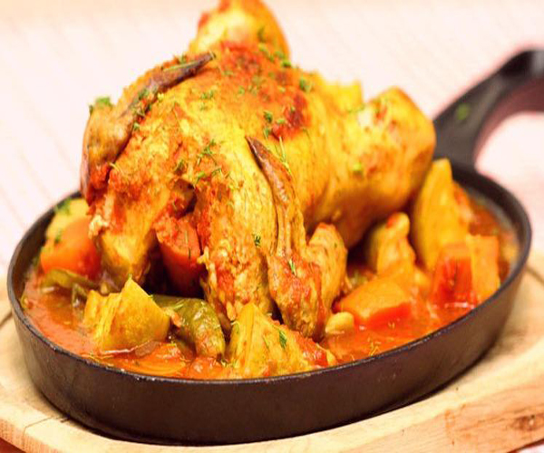طريقة عمل الدجاج بالخضار بالفرن arabic chicken food recipes middle eastern baked chicken with vegetables easy