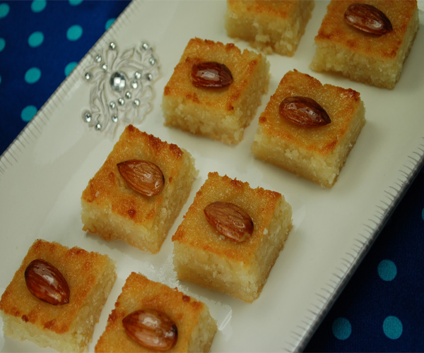 basbousa sweets dessert arabic recipes cooking in english language