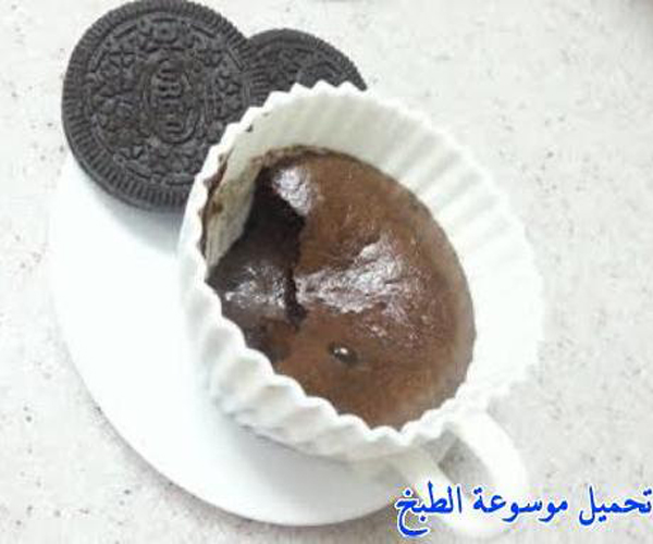 صورة وصفة كيفية طريقة تحضير وعمل السوفليه - سوفليه الاوريو بسيط وسهل وسريع ولذيذ pictures arabian souffle desserts sweets recipes in arabic easy
