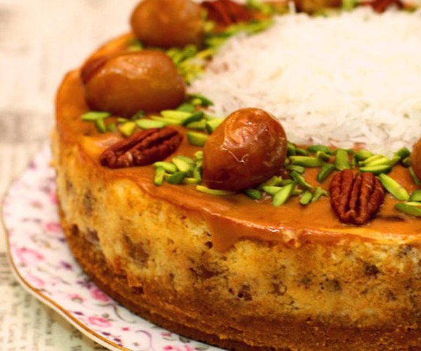 صورة وصفة كيفية طريقة تحضير وعمل التشيز كيك بالتمر الرطب سهل ولذيذ وسريع pictures arabian cheesecake recipes in arabic 
