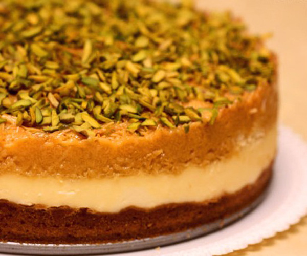صورة وصفة كيفية طريقة تحضير وعمل التشيز كيك كنافة سهل ولذيذ وسريع pictures arabian cheesecake recipes in arabic easy