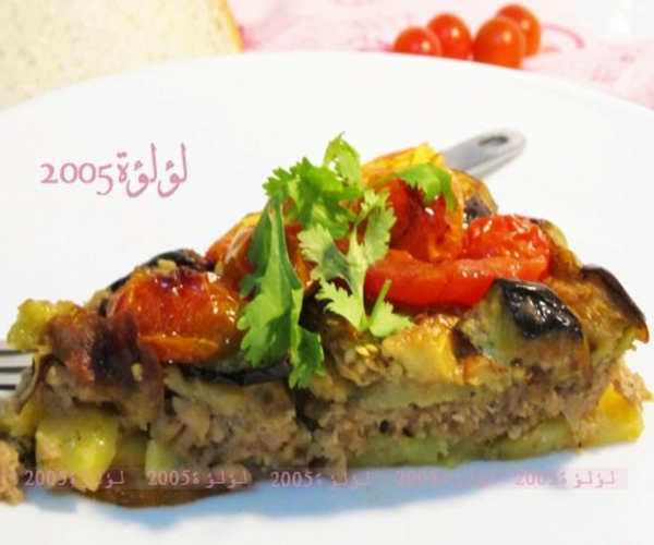         -       pictures arabian moussaka eggplant vegetable recette recipes in arabic easy