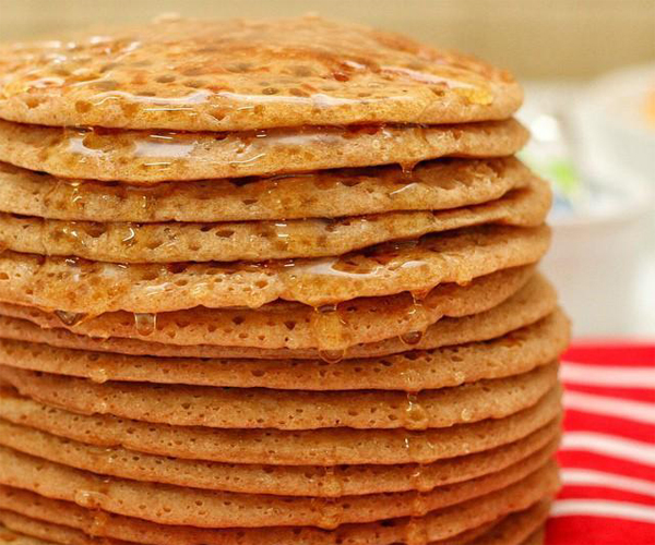 صورة وصفة كيفية طريقة تحضير وعمل البان كيك بالدقيق الاسمر سهل ولذيذ وسريع pictures arabian pancakes recipes in arabic easy