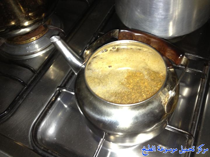 مديح ملطخة بالدم الأعمال المنزلية  طريقة عمل القهوة العربية بالهيل والقرنفل بالصور خطوة خطوة