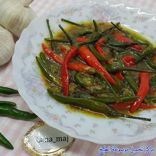-tursu torshi recipe arabic-طريقة عمل مخللات اجار طرشي اشار الفلفل الحار الجاوي بالصور