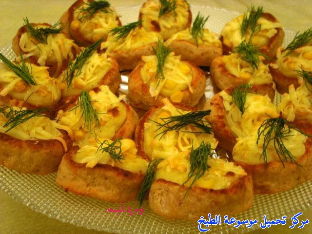 صور وصفة عمل اعشاش الدجاج بالتوست للفطور للعشاء للاطفال لرمضان bread toast recipe ideas