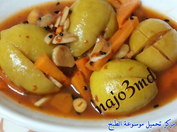 -tursu torshi recipe arabic-طريقة عمل مخللات اجار طرشي الاشار الحجازي بالصور