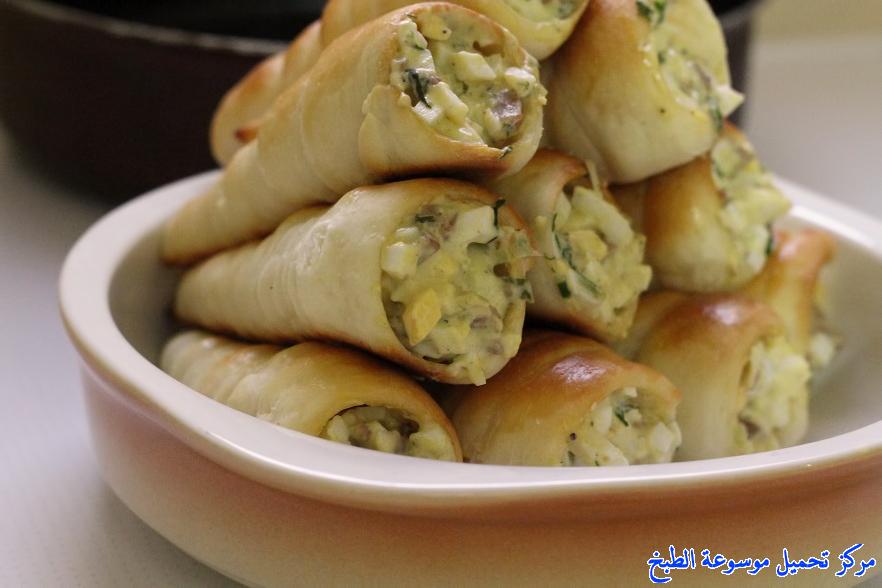 طريقة عمل حشوة البيض والنقانق لذيذه الاقماع