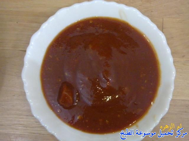 صورة طريقة عمل صلصة صوص تغميسة دقوس المموشpictures sauce recipe easy