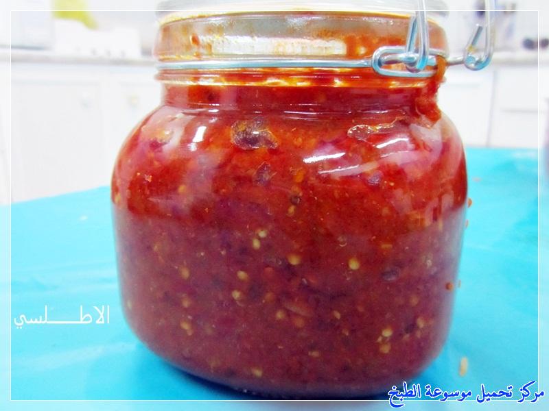 صورة طريقة عمل صلصة دقوس سلطه الفلفل الحار المنزلي pictures sauce recipe easy