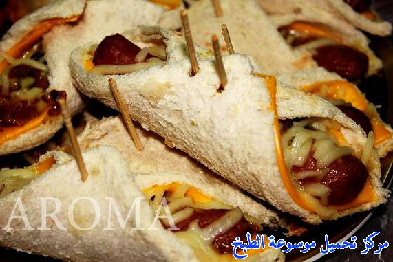 صور وصفة عمل سندوتشات لفائف التوست بالهوت دوج للفطور للعشاء للاطفال لرمضان bread toast recipe ideas