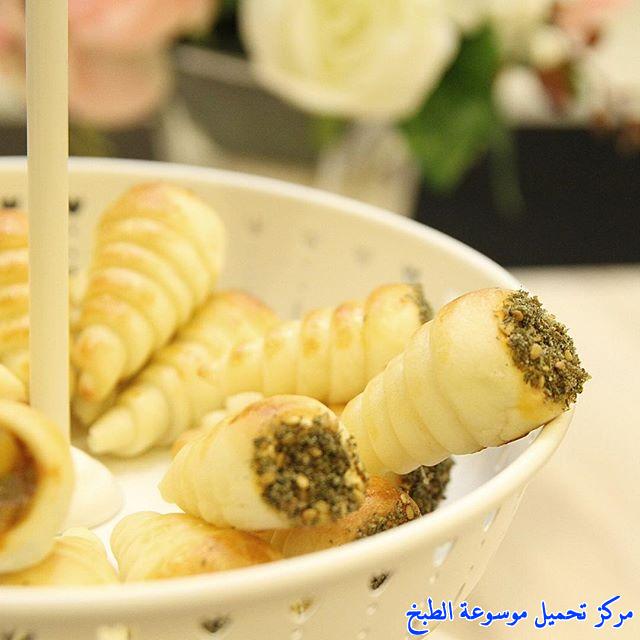 حشوة الاقماع بالجبن المالح مع الزعتر