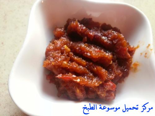 صورة طريقة عمل صوص صلصة تغميسة شطة السنبل الجاوي الاندونيسي الحار اللذيذه pictures sauce recipe easy