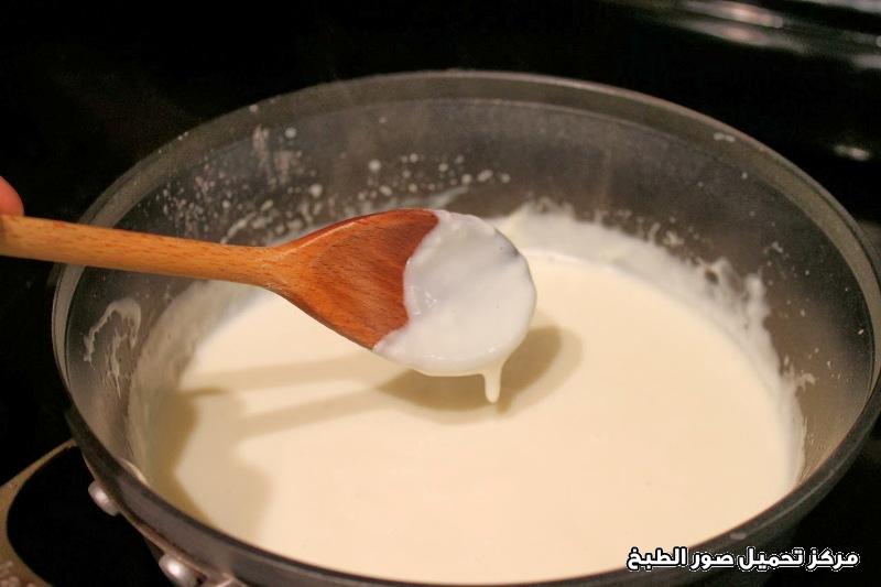 صورة طريقة عمل صوص صلصة البشاميل البيضاء السريعة pictures sauce recipe easy