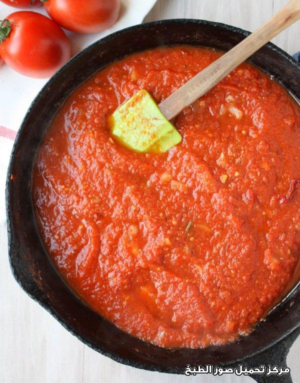 صورة طريقة عمل صلصة البيتزا الإيطاليه pictures Italian pizza sauce recipe easy