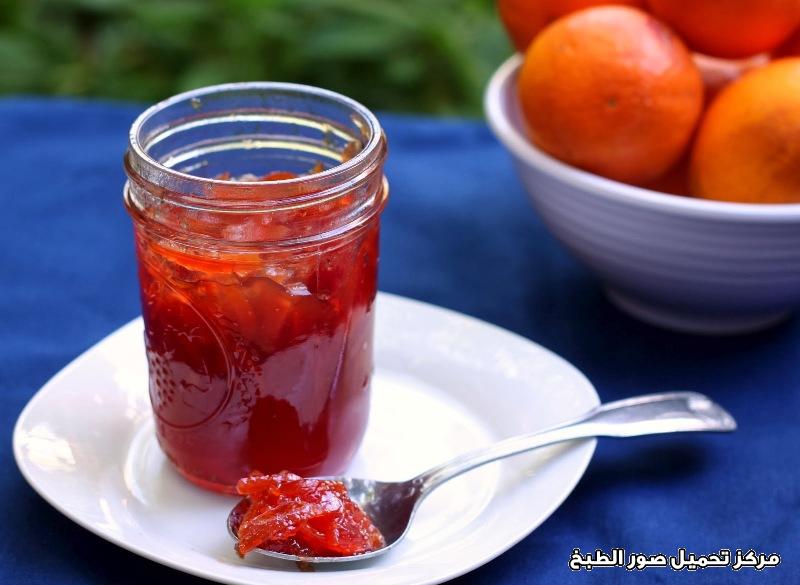 -easy jam making recipes- طريقة عمل مربى البرتقال الاحمر