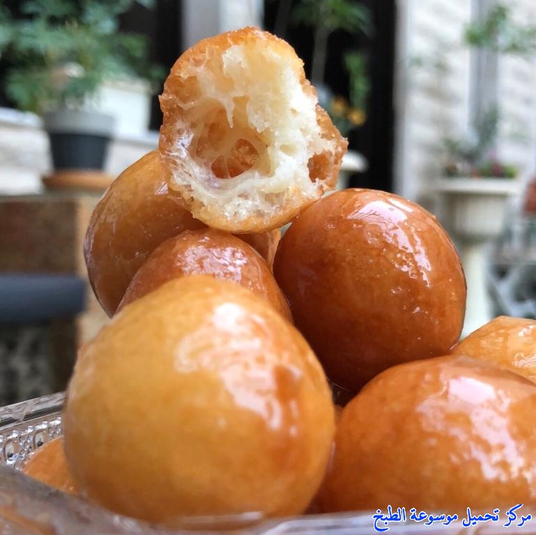 طريقة لقيمات مضبوطه ميه بالميه هشه ولذيذه بالصور