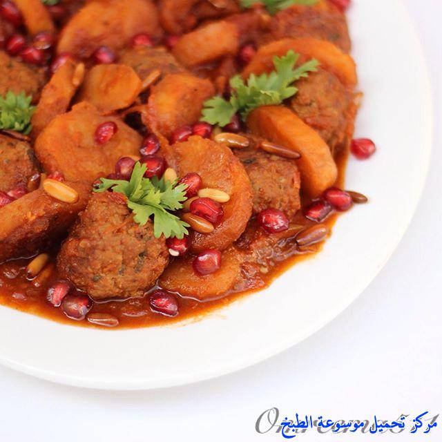 صور وصفة طريقة عمل كفتة لحم بصلصة دبس الرمان مثل المطاعم في البيت arabic lamb kofta recipe