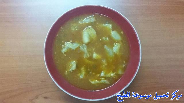 صور وصفة طريقة عمل وطبخ أكلة كوارع بالصلصه ( المقادم ،الهرقمة ,الباجة ,الكرعين ,الهركمة,الكراعين,شوربة العظام,kaware3,trotter soup)