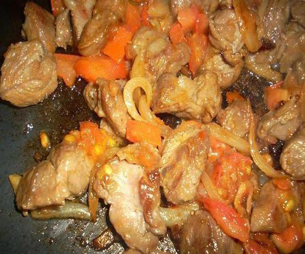 صورة طريقة عمل مقلقل لحم على الصاج بالطريقة السعودية pictures arabian mugalgal food recipes mugalgal laham meat lamb recipe easy