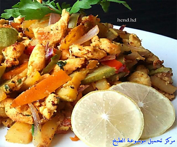 صورة طريقة عمل مقلقل دجاج بالخضار pictures arabian mugalgal food recipes mugalgal chicken recipe easy