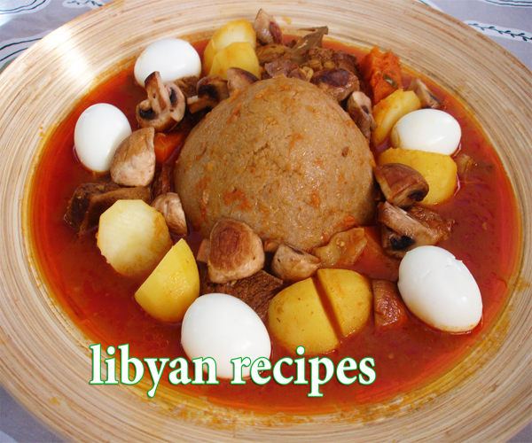   -     libyan arabian cuisine food recipes