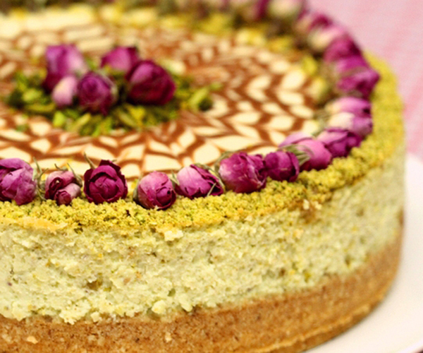 صورة وصفة كيفية طريقة تحضير وعمل التشيز كيك الفستق سهل ولذيذ وسريع pictures arabian cheesecake recipes in arabic easy