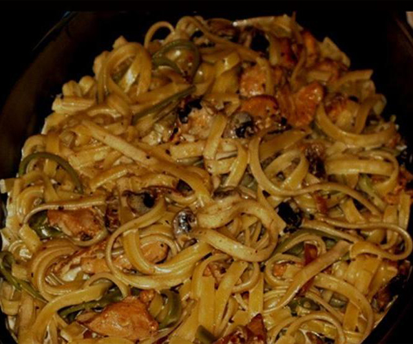 صورة طريقة عمل فيتوتشيني الفريدو من مطبخ شذى لذيذه سريعه وسهله pictures arabian fettuccine pasta recipes in arabic food recipe easy