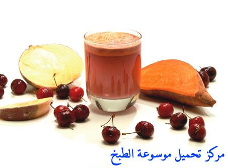 http://www.encyclopediacooking.com/upload_recipes_online/uploads/images_Cherry-juice-and-sweet-potatoes-%D8%B9%D8%B5%D9%8A%D8%B1-%D8%A7%D9%84%D9%83%D8%B1%D8%B2-%D9%88%D8%A7%D9%84%D8%A8%D8%B7%D8%A7%D8%B7%D8%A7-%D8%A7%D9%84%D8%AD%D9%84%D9%88%D8%A9.jpg