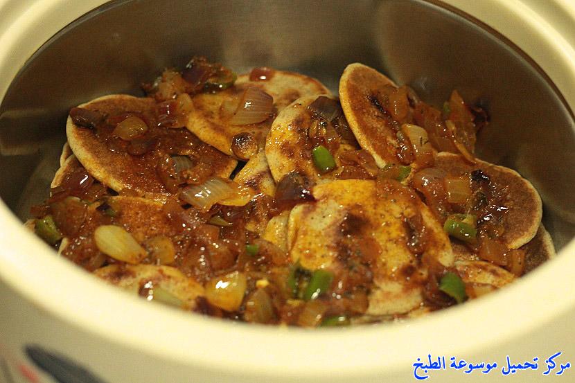 al massabeb recipes in arabic-طريقة عمل المصابيب بالكشنه ام بيان وتسمى المراصيع - المراقيش - المصابيب - الرغفان - مراهيف