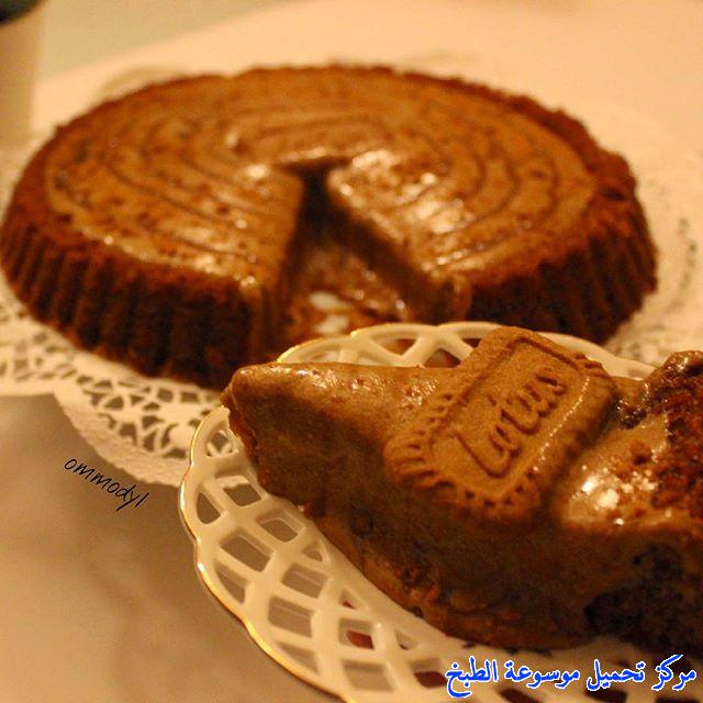 lotus biscuit tart تارت بسكويت اللوتس